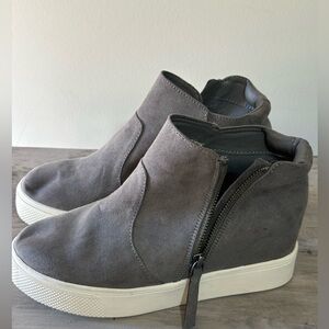 Gray Women's High-Top Sneakers